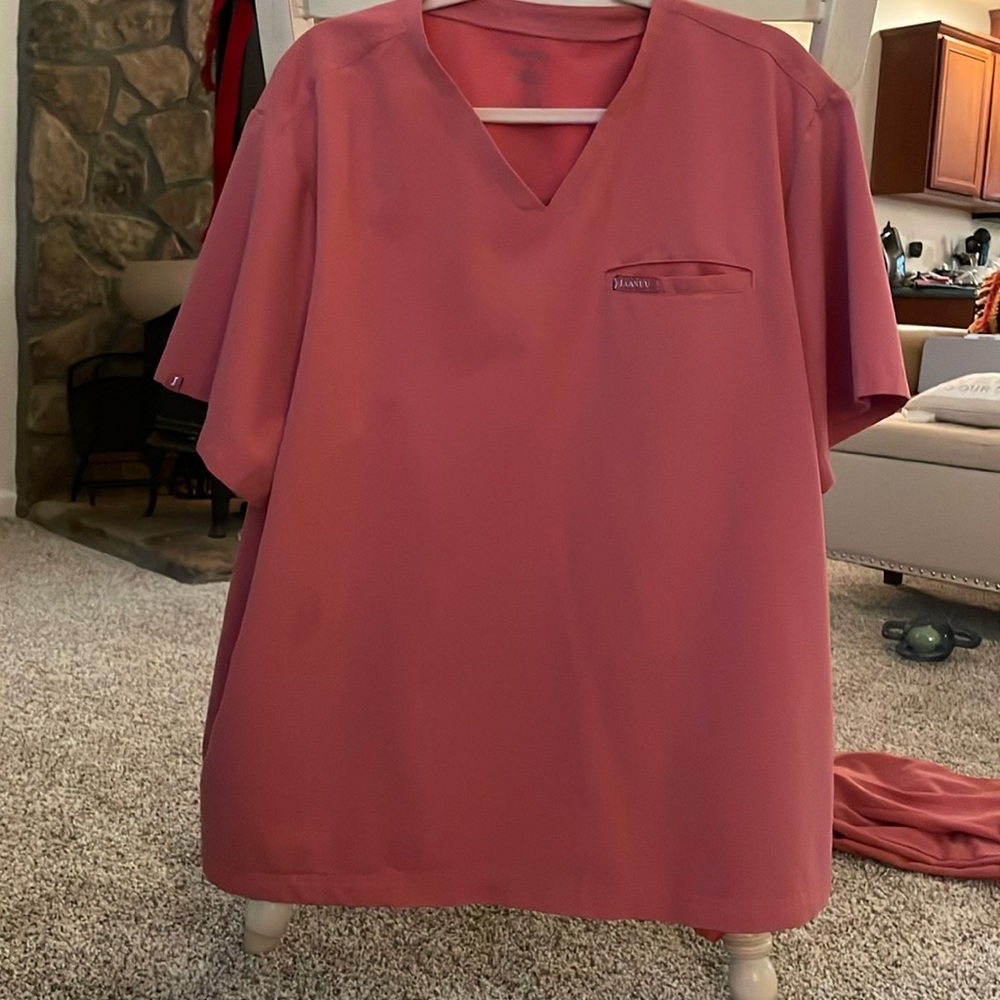 Darker Pink Jaanuu Scrub Set, Barely Used. - image 1